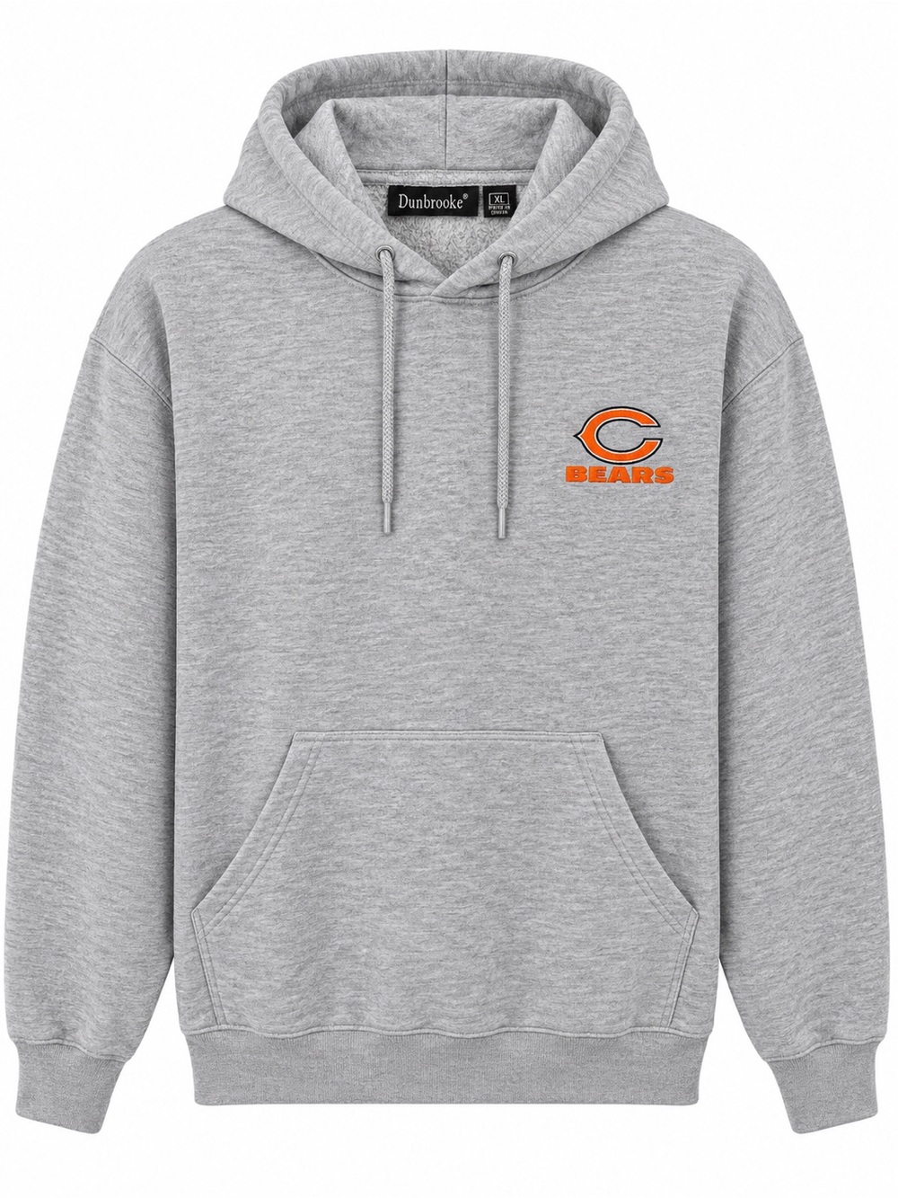 Dunbrooke Chicago Bears Gray Hoodie Size XL NFL Excellent Condition